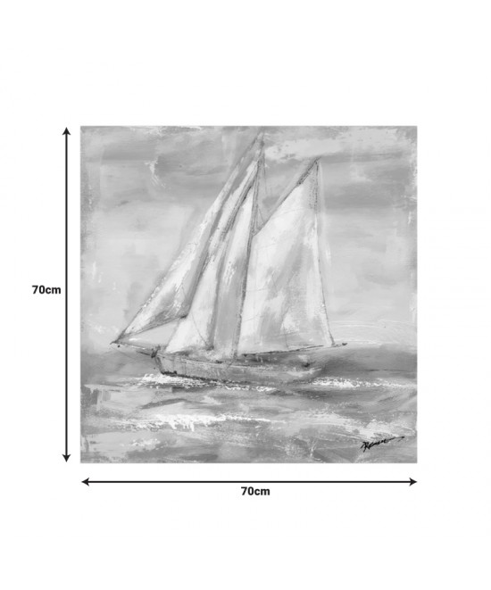 Πίνακας σε καμβά Siedo Inart 70x3.5x70εκ