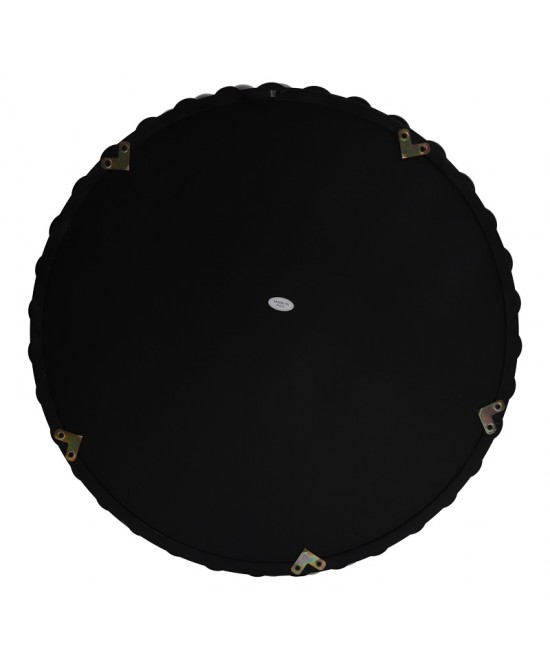 Καθρέπτης Specio pakoworld ξύλο σε μαύρη απόχρωση Φ60x4.5εκ