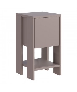 Κομοδίνο Ema pakoworld μελαμίνη σε μόκα απόχρωση 30x30x55εκ