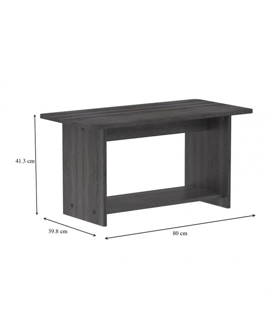 Τραπέζι Kumba pakoworld σε ανθρακί-wenge απόχρωση 80x40x42εκ Τραπέζι Kumba pakoworld σε ανθρακί-wenge απόχρωση 80x40x42εκ
