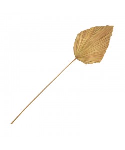 Διακοσμητικό φύλλο Walsy Inart palm leaf σε φυσική απόχρωση Υ135 εκ