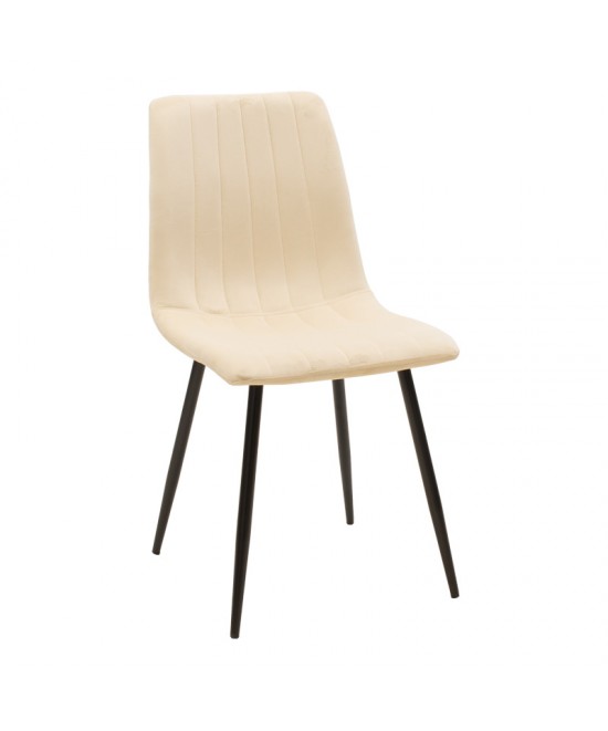 Τραπεζαρία Natali-Noor pakoworld σετ 5τεμ MDF λευκό-μπεζ-πόδια φυσικό 120x80x76εκ Τραπεζαρία Natali-Noor pakoworld σετ 5τεμ MDF λευκό-μπεζ-πόδια φυσικό 120x80x76εκ