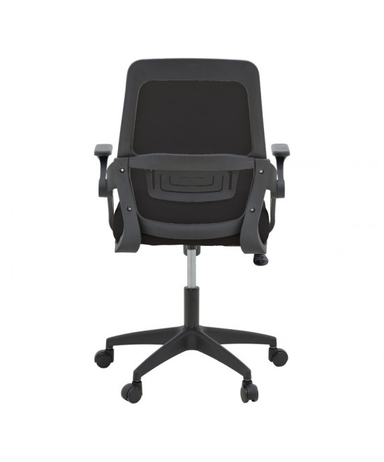 Καρέκλα γραφείου Reji pakoworld mesh ύφασμα μαύρο 58x60x89-99εκ Καρέκλα γραφείου Reji pakoworld mesh ύφασμα μαύρο 58x60x89-99εκ