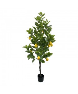 Διακοσμητικό φυτό Lemon tree σε γλάστρα Inart πράσινο pp Υ150εκ