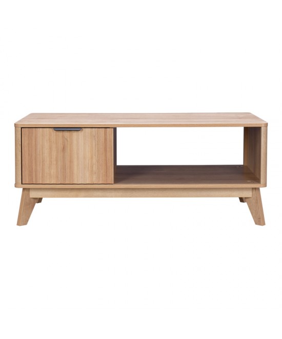 Τραπέζι σαλονιού Hamea pakoworld mdf σε φυσική απόχρωση 110x55,2x45εκ Τραπέζι σαλονιού Hamea pakoworld mdf σε φυσική απόχρωση 110x55,2x45εκ