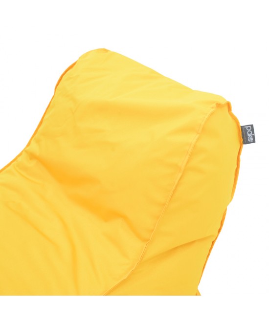 Πουφ ξαπλώστρα Lara pakoworld αδιάβροχο σε κίτρινη απόχρωση 60x150x40εκ