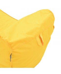 Πουφ ξαπλώστρα Lara pakoworld αδιάβροχο σε κίτρινη απόχρωση 60x150x40εκ