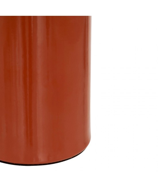 Επιτραπέζιο φωτιστικό Mushi pakoworld μέταλλο σε terracotta απόχρωση Φ20x24,5εκ