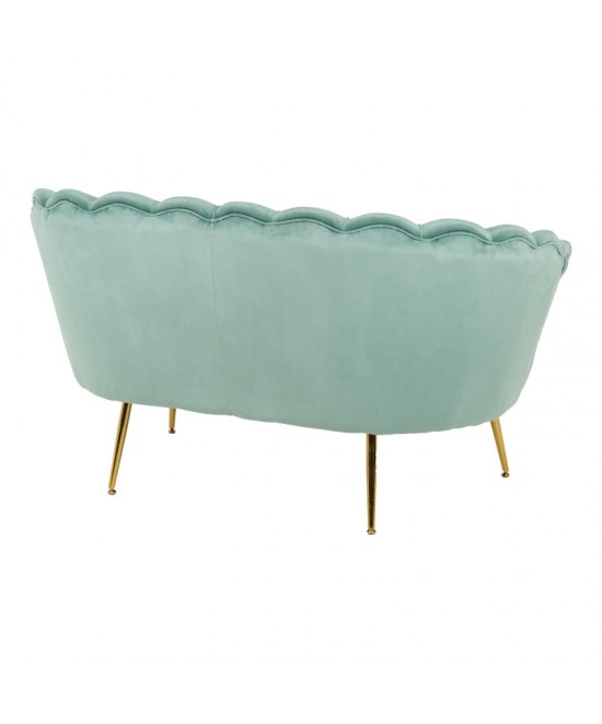 Καναπές 2θέσιος Daimon pakoworld βελούδο σε φυστικί απόχρωση 134x70x77εκ Καναπές 2θέσιος Daimon pakoworld βελούδο σε φυστικί απόχρωση 134x70x77εκ