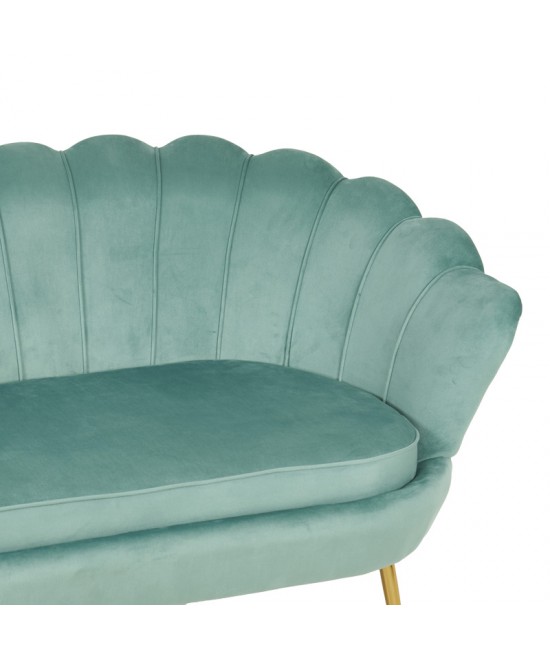 Καναπές 2θέσιος Daimon pakoworld βελούδο σε φυστικί απόχρωση 134x70x77εκ Καναπές 2θέσιος Daimon pakoworld βελούδο σε φυστικί απόχρωση 134x70x77εκ