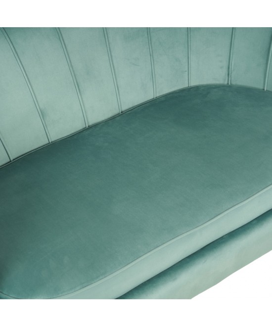 Καναπές 2θέσιος Daimon pakoworld βελούδο σε φυστικί απόχρωση 134x70x77εκ Καναπές 2θέσιος Daimon pakoworld βελούδο σε φυστικί απόχρωση 134x70x77εκ