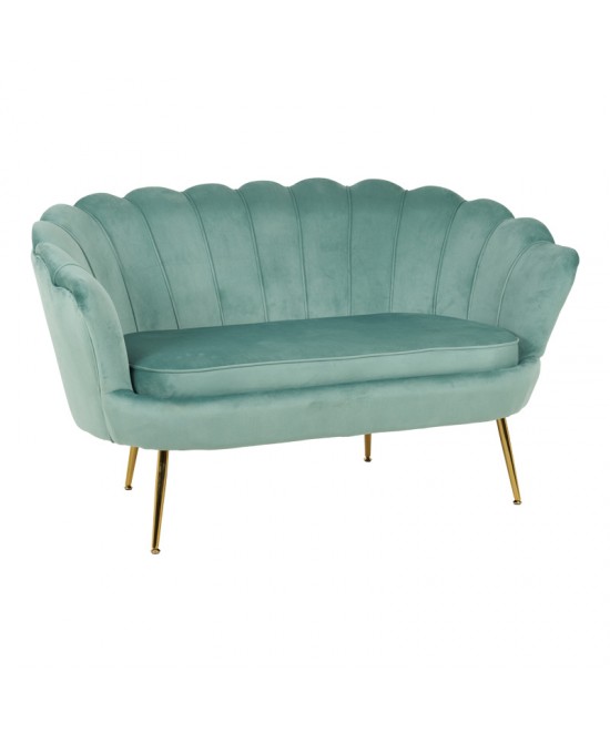 Καναπές 2θέσιος Daimon pakoworld βελούδο σε φυστικί απόχρωση 134x70x77εκ Καναπές 2θέσιος Daimon pakoworld βελούδο σε φυστικί απόχρωση 134x70x77εκ