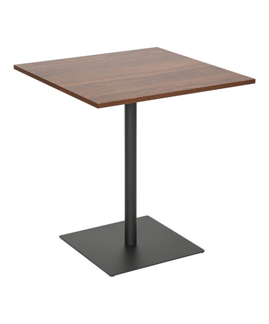 Τραπέζι Nerobian pakoworld mdf σε καρυδί απόχρωση 70x70x75εκ Τραπέζι Nerobian pakoworld mdf σε καρυδί απόχρωση 70x70x75εκ