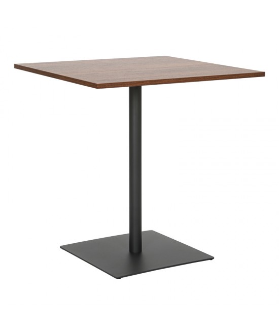 Τραπέζι Nerobian pakoworld mdf σε καρυδί απόχρωση 70x70x75εκ Τραπέζι Nerobian pakoworld mdf σε καρυδί απόχρωση 70x70x75εκ