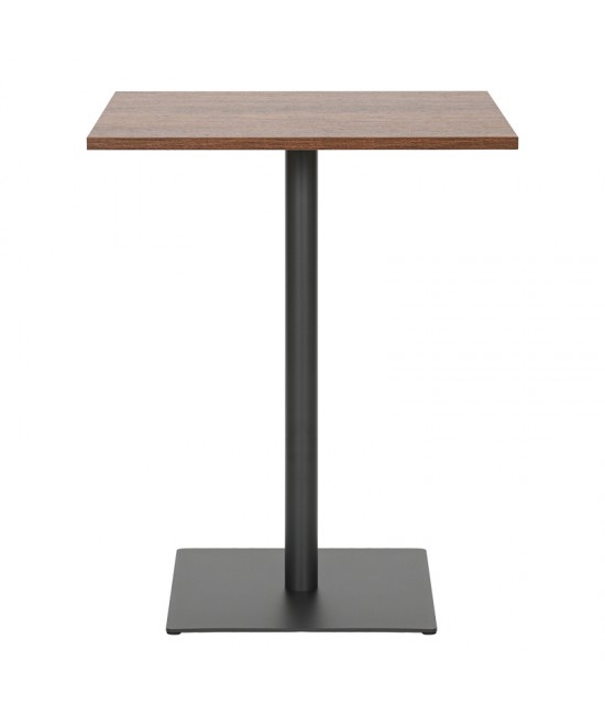 Τραπέζι Nerobian pakoworld mdf σε καρυδί απόχρωση 60x60x75εκ Τραπέζι Nerobian pakoworld mdf σε καρυδί απόχρωση 60x60x75εκ