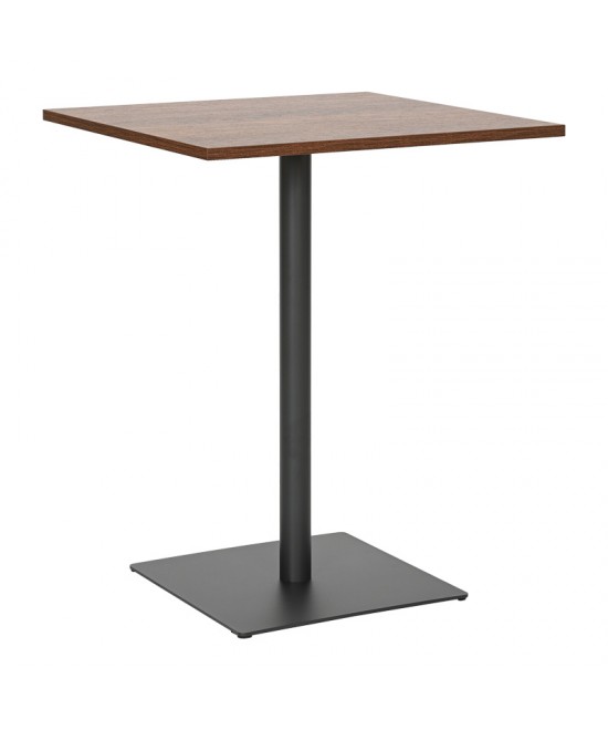 Τραπέζι Nerobian pakoworld mdf σε καρυδί απόχρωση 60x60x75εκ Τραπέζι Nerobian pakoworld mdf σε καρυδί απόχρωση 60x60x75εκ