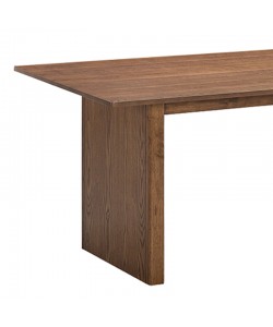 Τραπέζι Eleganza pakoworld mdf σε καρυδί απόχρωση 180x99x75.8εκ