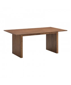 Τραπέζι Eleganza pakoworld mdf σε καρυδί απόχρωση 180x99x75.8εκ