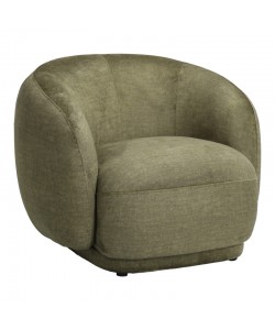 Πολυθρόνα Freya pakoworld ύφασμα σε λαδί απόχρωση 93x87x76εκ