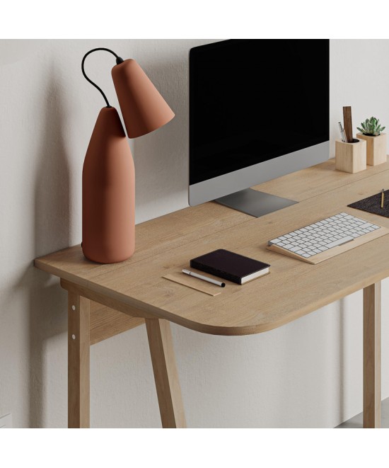 Γραφείο Malia pakoworld σε oak απόχρωση 120x60.5x75εκ