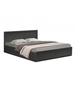 Κρεβάτι Olympus pakoworld με συρτάρι σε wenge απόχρωση 150x200εκ