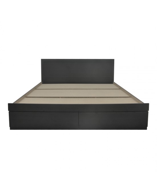 Κρεβάτι Olympus pakoworld με συρτάρι σε wenge απόχρωση 100x200εκ