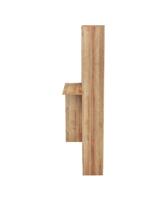 Γραφείο με βιβλιοθήκη Janson pakoworld σε oak απόχρωση 113.2x40x141.8εκ