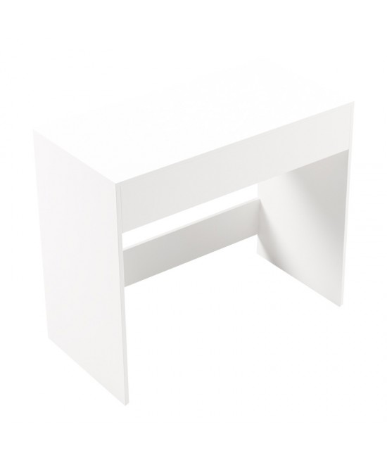 Κονσόλα-τουαλέτα κρεβατοκάμαρας Artemisia pakoworld σε λευκή απόχρωση 90x45x76.8εκ