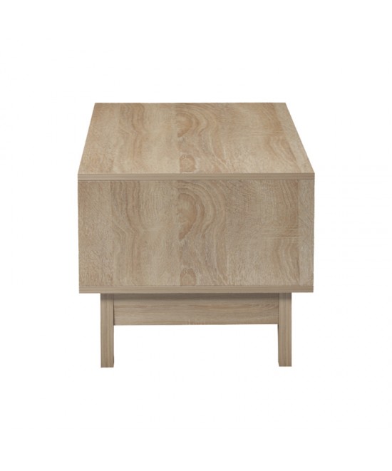 Τραπέζι σαλονιού Judas pakoworld σε μπεζ μαρμάρου-sonoma απόχρωση 90x45x38.5εκ Τραπέζι σαλονιού Judas pakoworld σε μπεζ μαρμάρου-sonoma απόχρωση 90x45x38.5εκ