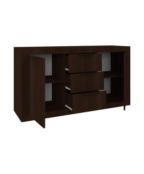 Μπουφές Doha pakoworld σε wenge απόχρωση 150x45x80.5εκ