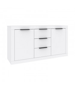 Μπουφές Doha pakoworld σε λευκή απόχρωση 150x45x80.5εκ