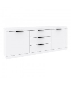 Μπουφές Doha pakoworld σε λευκή απόχρωση 210x45x80.5εκ