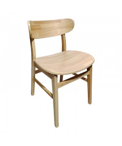 Καρέκλα Lumnia pakoworld rubberwood σε φυσική απόχρωση 46x50x76εκ