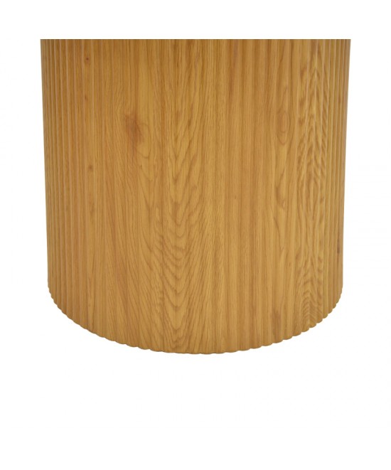 Τραπέζι Karulo pakoworld mdf σε sonoma απόχρωση Φ120x76εκ Τραπέζι Karulo pakoworld mdf σε sonoma απόχρωση Φ120x76εκ