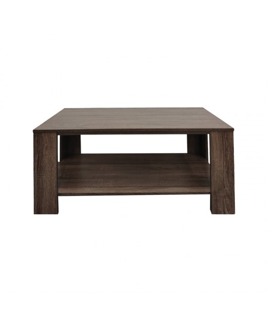 Τραπέζι σαλονιού Votalo I pakoworld σε καρυδί απόχρωση 90x50x45εκ