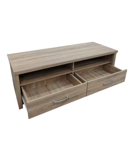 Έπιπλο τηλεόρασης Podizor pakoworld σε sonoma απόχρωση 120x45x42.5εκ
