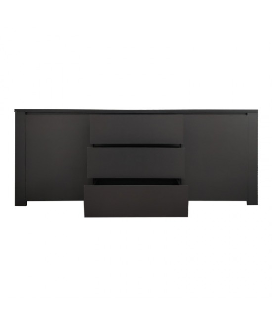 Μπουφές Kalya pakoworld σε ανθρακί απόχρωση 220x49x89.5εκ