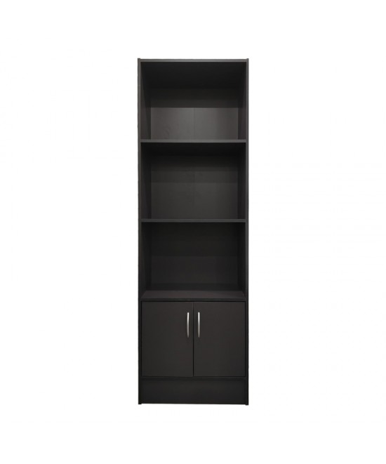 Βιβλιοθήκη Tekaro I pakoworld σε ανθρακί απόχρωση 57x33x180εκ Βιβλιοθήκη Tekaro I pakoworld σε ανθρακί απόχρωση 57x33x180εκ