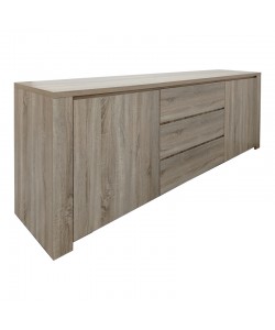 Μπουφές Kalya pakoworld σε sonoma απόχρωση 220x49x89.5εκ