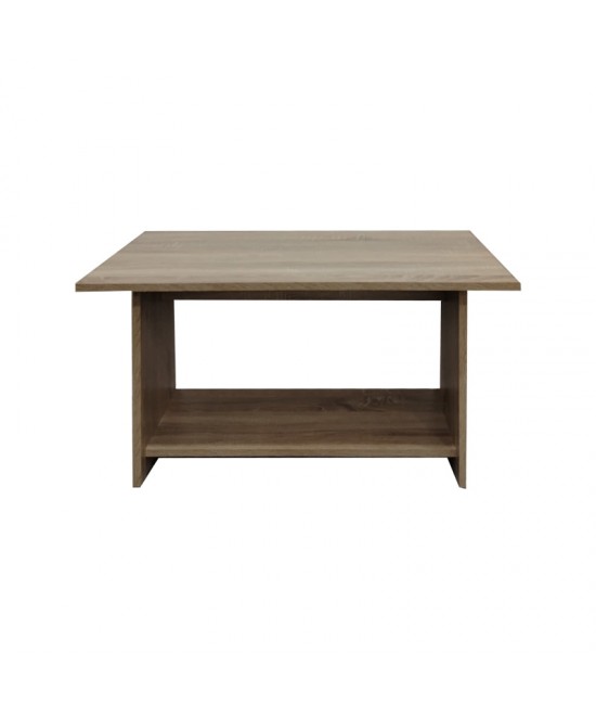 Τραπέζι σαλονιού Votalo pakoworld σε sonoma απόχρωση 80x40x42εκ
