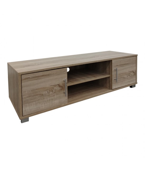 Έπιπλο τηλεόρασης Serank pakoworld σε sonoma απόχρωση 120x40x40εκ