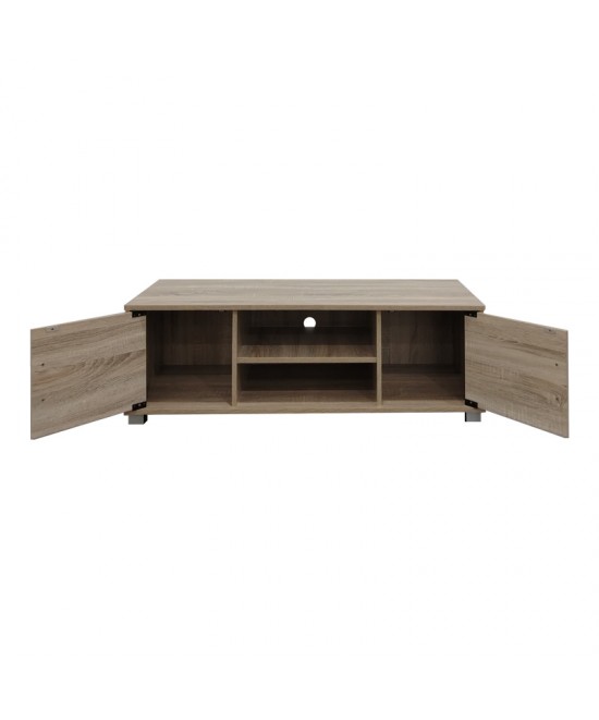 Έπιπλο τηλεόρασης Serank pakoworld σε sonoma απόχρωση 120x40x40εκ
