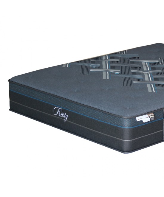 Στρώμα Resty pakoworld pocket spring μονής όψης με ενσωματωμένο ανώστρωμα 26cm 160x200εκ
