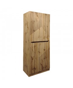 Παπουτσοθήκη-ντουλάπι Kebell pakoworld σε oak απόχρωση 71x41.5x180.4εκ