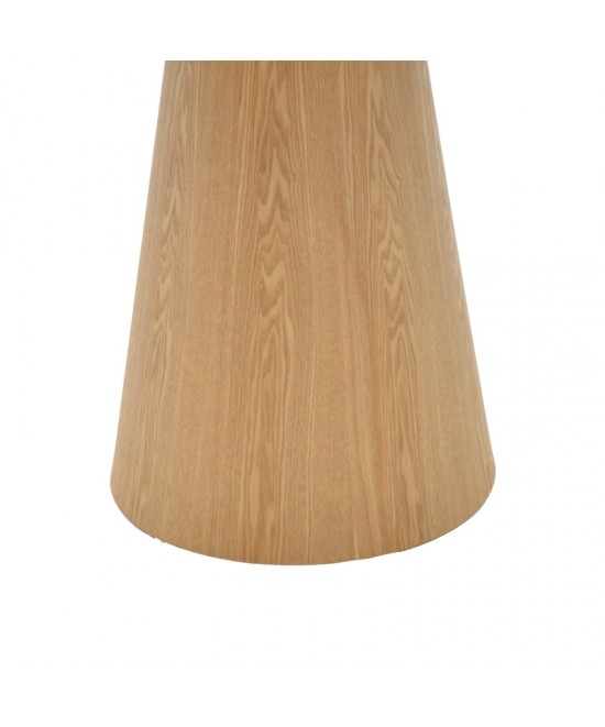 Βοηθητικό τραπέζι Donda pakoworld mdf sonoma Φ45x50εκ