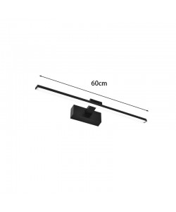 Φωτιστικό τοίχου-απλίκα Debiwen pakoworld led μέταλλο μαύρο 60x10x6εκ