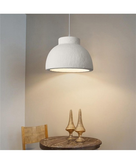 Φωτιστικό οροφής Jenila pakoworld E27 ps λευκό Φ30x20εκ