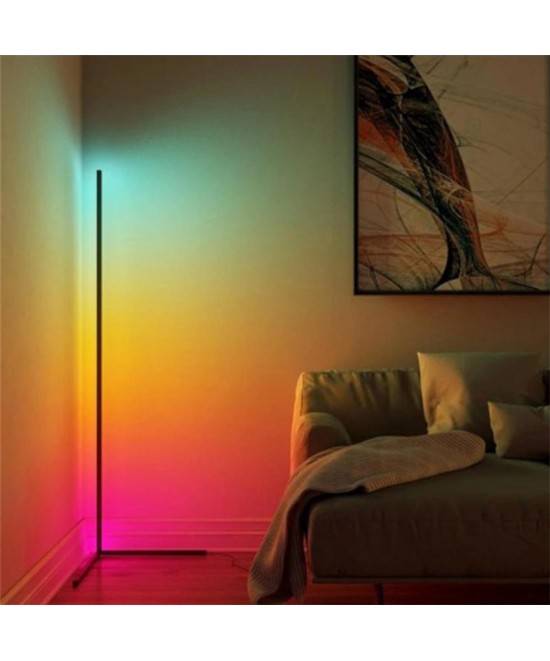 Φωτιστικό δαπέδου Nanek pakoworld led μέταλλο μαύρο 30x30x120εκ Φωτιστικό δαπέδου Nanek pakoworld led μέταλλο μαύρο 30x30x120εκ