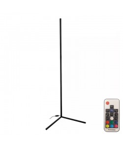 Φωτιστικό δαπέδου Nanek pakoworld led μέταλλο μαύρο 30x30x120εκ