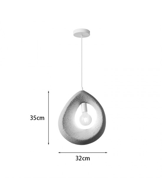 Φωτιστικό οροφής Ferclyn pakoworld E27 ps σε ανοιχτό γκρι 32x24x35εκ
